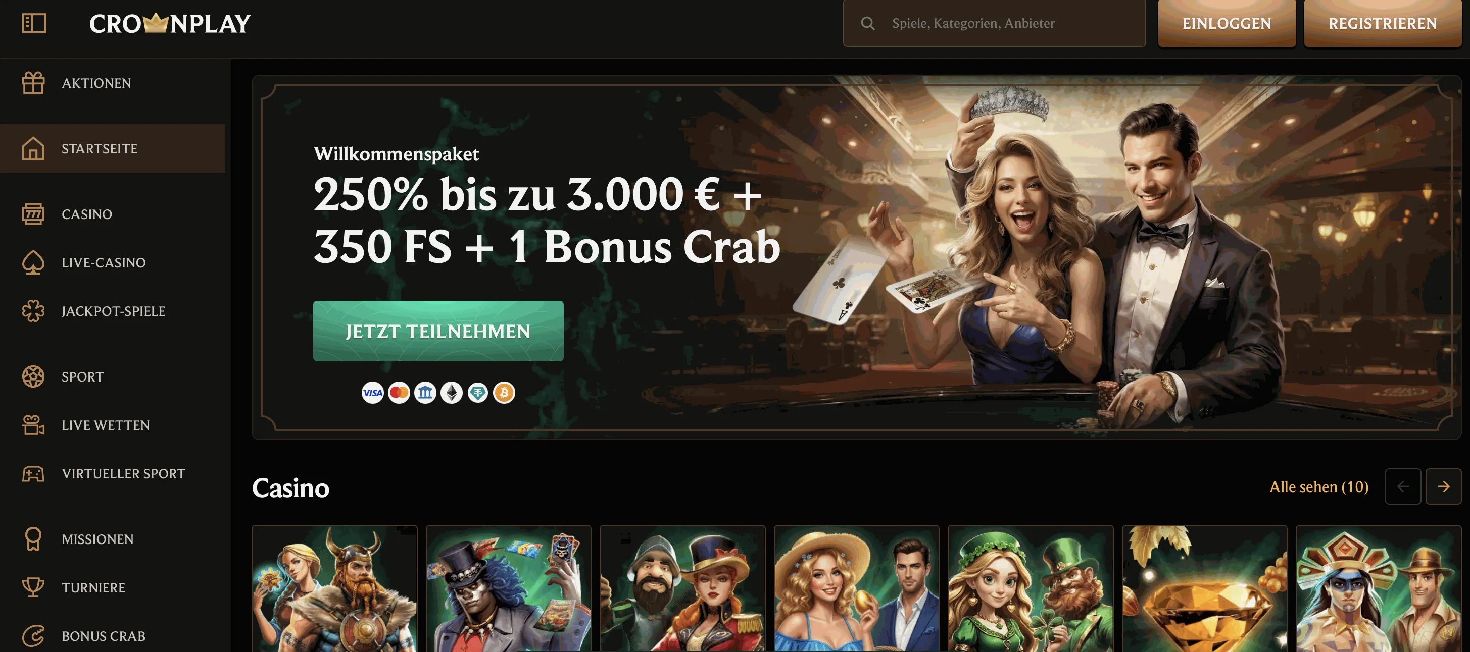 CrownPlay Casino Boni
