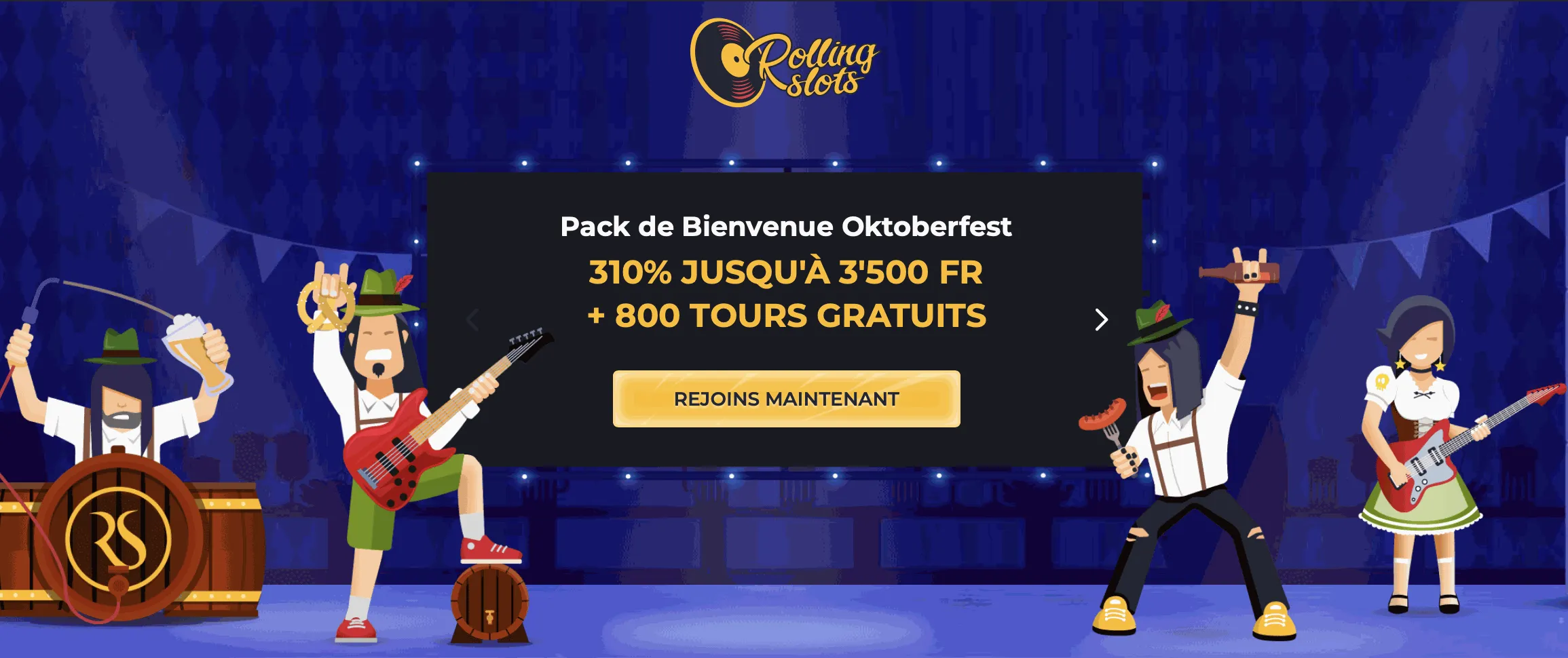 Rolling Slots Casino en Ligne Suisse Twint